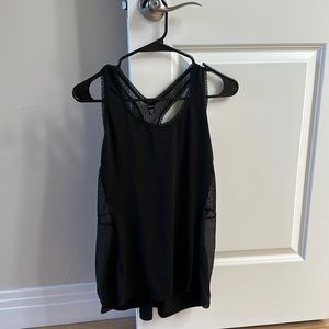 Black Victoria’s Secret Sport Flowy Workout Tank